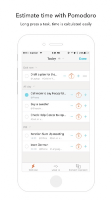 Скриншот приложения Doit.im for iPhone - №3