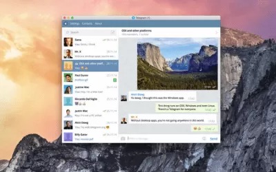 Скриншот приложения Telegram Desktop для MacOS - №1