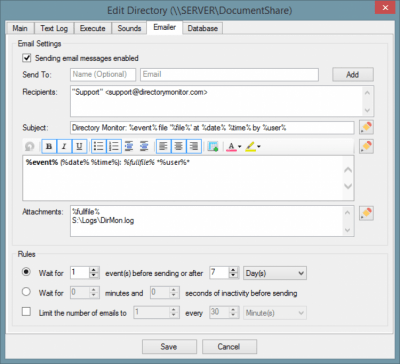 Скриншот приложения Directory Monitor - №3