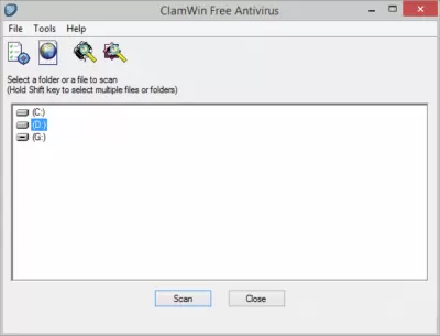 Скриншот приложения ClamWin Free Antivirus - №1