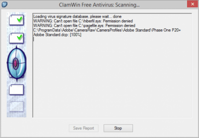 Скриншот приложения ClamWin Free Antivirus - №3