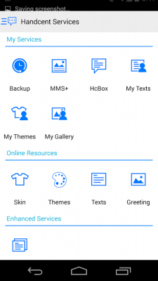 Скриншот приложения Handcent 6 Skin iOS7 - №4