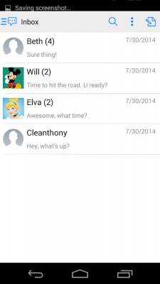Скриншот приложения Handcent 6 Skin iOS7 - №8