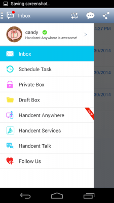 Скриншот приложения Handcent Classic Skin - №7