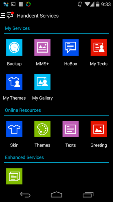 Скриншот приложения Handcent 6 Skin (Metro Style) - №4