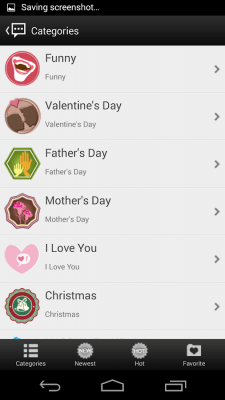 Скриншот приложения Handcent 6 Skin (Sense5 Style) - №3