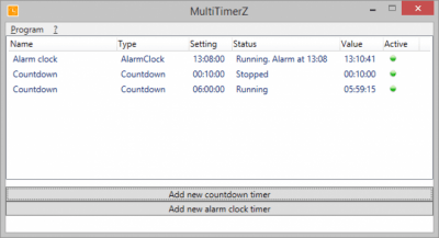 Скриншот приложения MultiTimerZ - №1