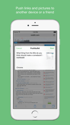 Скриншот приложения Pushbullet - №4