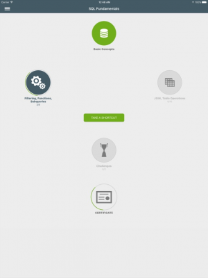 Скриншот приложения Learn SQL - №3