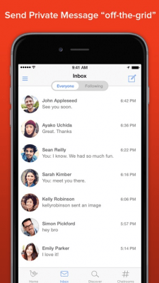 Скриншот приложения FireChat - №4