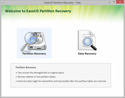 Скриншот приложения EaseUS Partition Recovery Wizard - №3