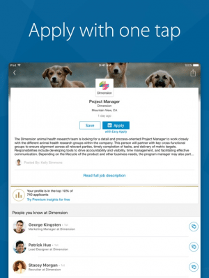 Скриншот приложения LinkedIn Job Search - №3