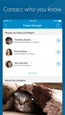 Скриншот приложения LinkedIn Job Search - №5