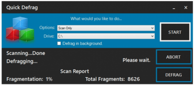Скриншот приложения Quick Defrag - №3