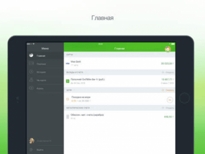 Скриншот приложения Сбербанк Онлайн для iPad - №5