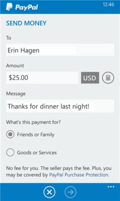 Скриншот приложения PayPal - №3