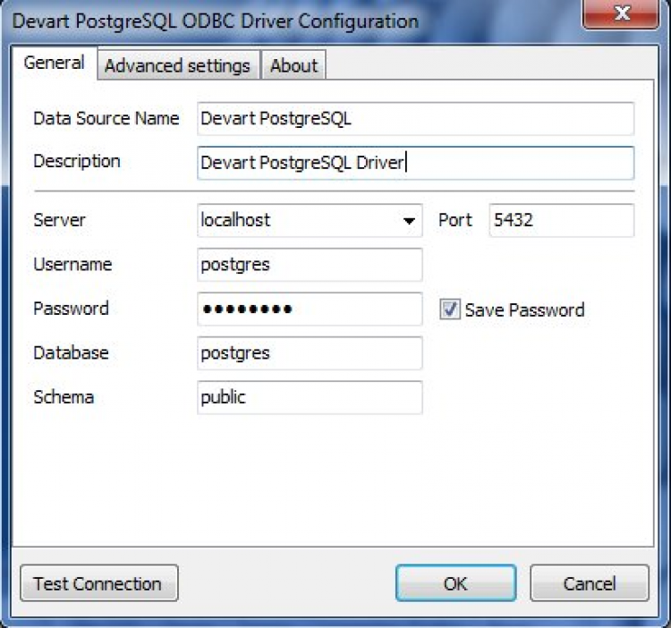 Txt настройки. ODBC драйвер. Devart ODBC POSTGRESQL. Драйвер POSTGRESQL. Драйвер ODBC для компас.