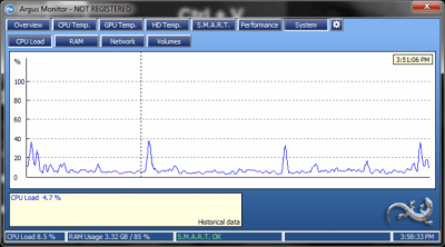 Скриншот приложения Argus Monitor - №3