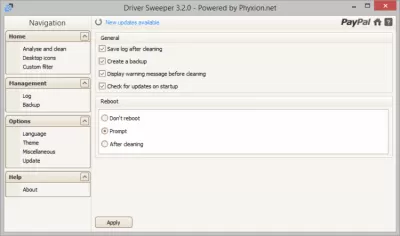 Скриншот приложения Driver Sweeper - №2