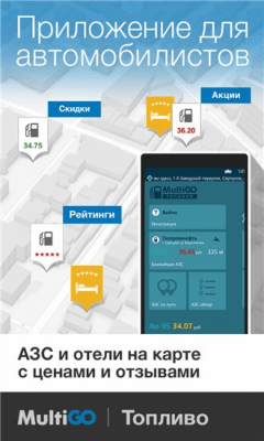 Скриншот приложения MultiGO Топливо - №1