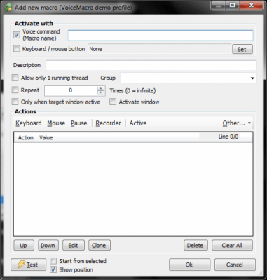 Скриншот приложения VoiceMacro - №3