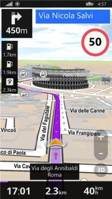 Скриншот приложения Sygic: GPS Navigation, Maps & POI, Route Directions - №2