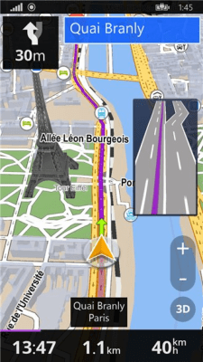 Скриншот приложения Sygic: GPS Navigation, Maps & POI, Route Directions - №3