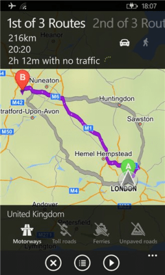 Скриншот приложения Sygic: GPS Navigation, Maps & POI, Route Directions - №4