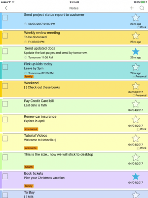 Скриншот приложения Notezilla - Notes & Reminders - №1