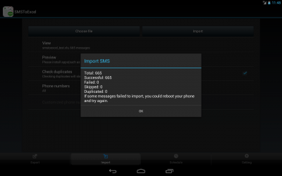 Скриншот приложения SMSToExcel Backup SMS in Excel - №8