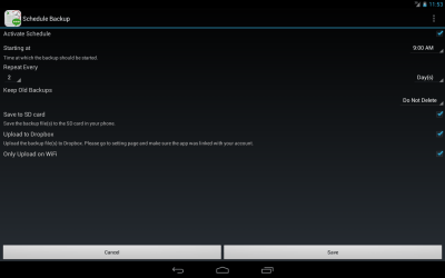 Скриншот приложения SMSToExcel Backup SMS in Excel - №9