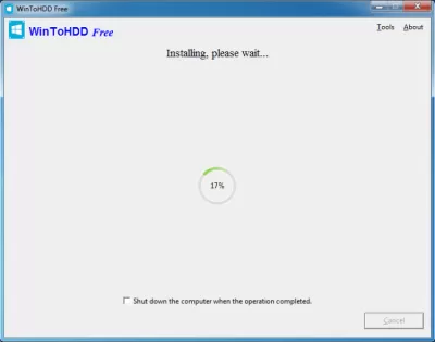 Скриншот приложения WinToHDD - №4