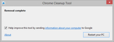 Скриншот приложения Chrome Cleanup Tool - №3