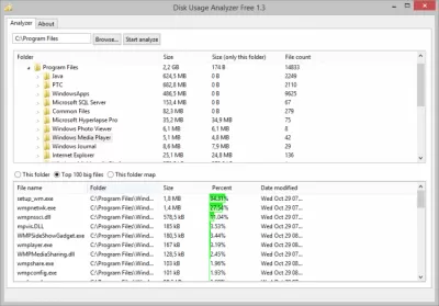Скриншот приложения Disk Usage Analyzer - №2