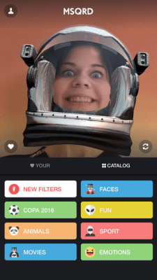 Скриншот приложения MSQRD — Живые эффекты и обмен лицами - №3