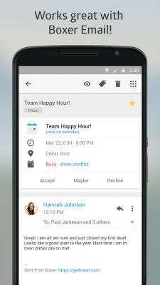 Скриншот приложения Boxer Calendar - №6