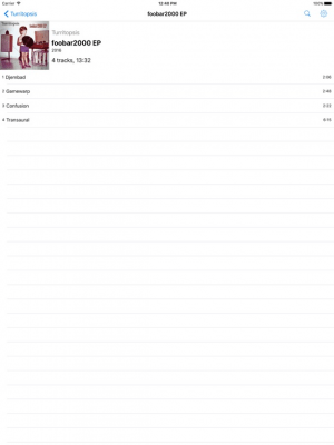 Скриншот приложения foobar2000 для iOS - №3