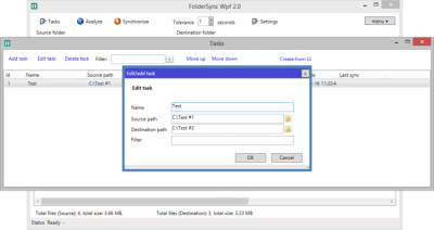 Скриншот приложения Folder Sync - №3