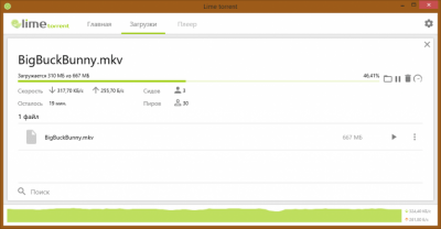 Скриншот приложения Lime torrent - №4