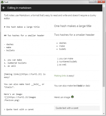 Скриншот приложения Turtl - №4