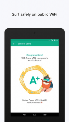 Скриншот приложения Opera Free VPN - №4