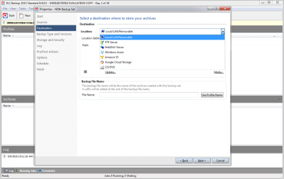 Скриншот приложения KLS Backup Standard - №5