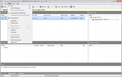 Скриншот приложения KLS Backup Standard - №7
