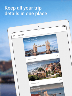 Скриншот приложения Google Trips - №3