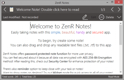 Скриншот приложения ZenR Notes - №2