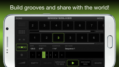 Скриншот приложения GrooveMaker 2 Free - №5