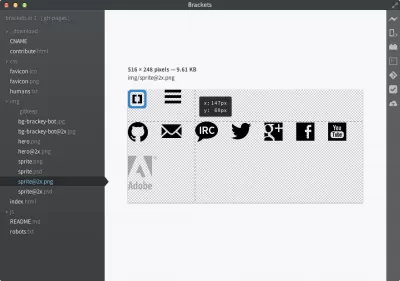 Скриншот приложения Brackets - №1