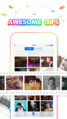Скриншот приложения Rainbow Keyboard - Emojis, GIF, Wallpaper, Theme - №2