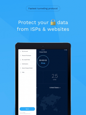 Скриншот приложения Hotspot Shield - №1