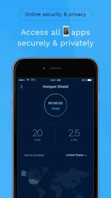 Скриншот приложения Hotspot Shield - №6